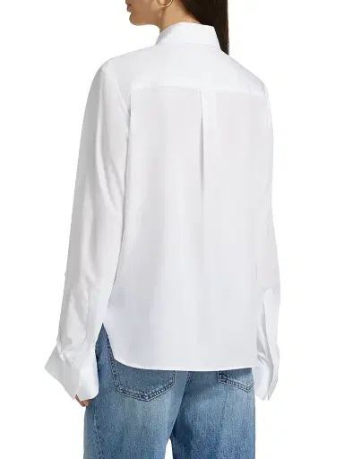 TWP Women's Boyfriend Cotton Patch Pocket Shirt | Thumbnail 5 TWP Women's Boyfriend Cotton Patch Pocket Shirt | Thumbnail 5