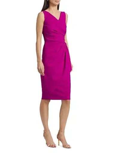 Chiara Boni La Petite Robe Women's Charisse Ruffled Cocktail Dress | Thumbnail 4 Chiara Boni La Petite Robe Women's Charisse Ruffled Cocktail Dress | Thumbnail 4