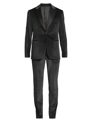 Pal Zileri Men's Satin-Lapel Velvet Tuxedo | Thumbnail 1 Pal Zileri Men's Satin-Lapel Velvet Tuxedo | Thumbnail 1