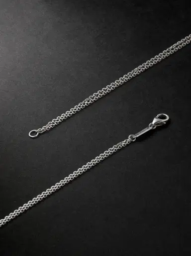 Suzanne Kalan 18-Karat White Gold Diamond Necklace - Men | Thumbnail 3 Suzanne Kalan 18-Karat White Gold Diamond Necklace - Men | Thumbnail 3