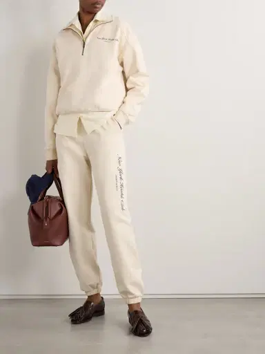 Sporty & Rich Printed Cotton-jersey Sweatshirt | Thumbnail 2 Sporty & Rich Printed Cotton-jersey Sweatshirt | Thumbnail 2