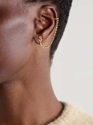 Anita Ko 18-karat Gold Diamond Earring | Thumbnail 2 Anita Ko 18-karat Gold Diamond Earring | Thumbnail 2