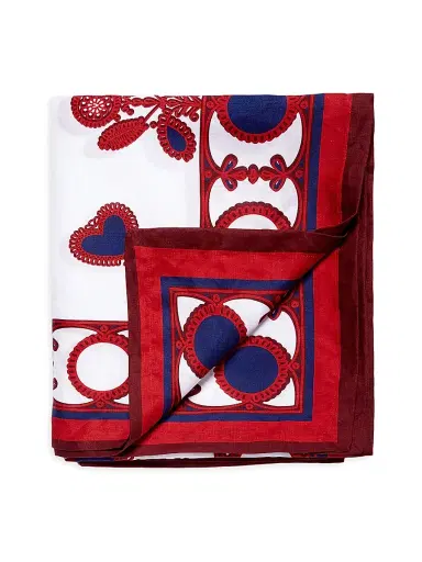 La DoubleJ Medium Tablecloth (71'' x 110'') - Red Multicolor | Thumbnail 1 La DoubleJ Medium Tablecloth (71'' x 110'') - Red Multicolor | Thumbnail 1