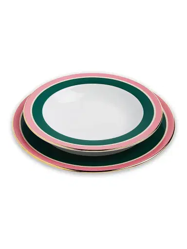 La DoubleJ Soup and Dinner Plates Set of 8 - Rainbow Mix | Thumbnail 3 La DoubleJ Soup and Dinner Plates Set of 8 - Rainbow Mix | Thumbnail 3