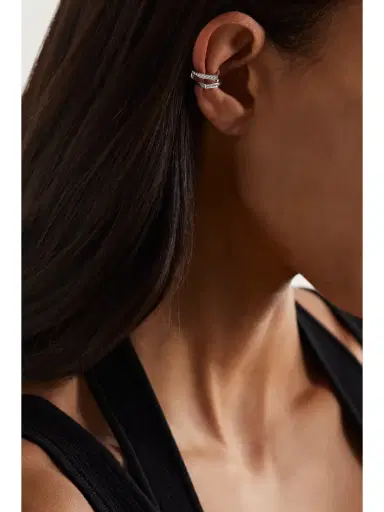Repossi Antifer 18-karat White Gold Diamond Ear Cuff | Thumbnail 2 Repossi Antifer 18-karat White Gold Diamond Ear Cuff | Thumbnail 2