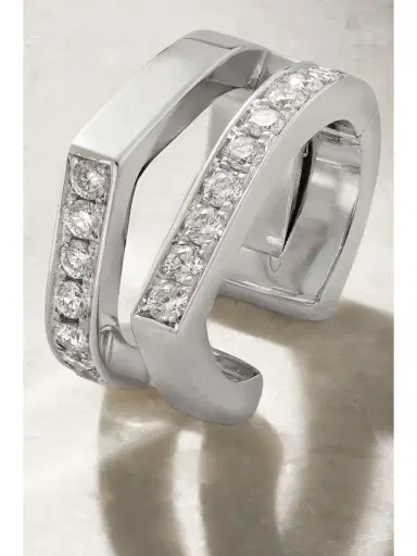Repossi Antifer 18-karat White Gold Diamond Ear Cuff | Thumbnail 4 Repossi Antifer 18-karat White Gold Diamond Ear Cuff | Thumbnail 4