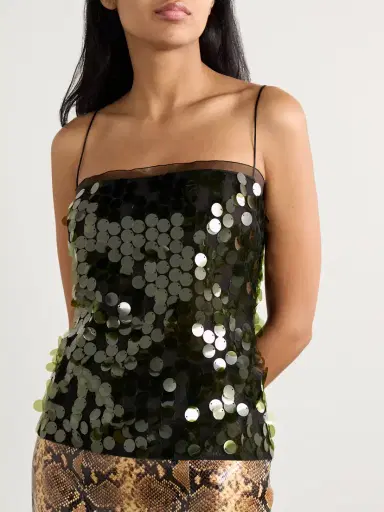 16Arlington Suero Sequined Chiffon Top | Thumbnail 3 16Arlington Suero Sequined Chiffon Top | Thumbnail 3