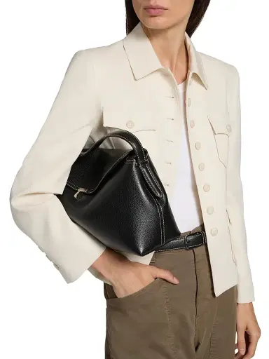 Nili Lotan Women's Jamison Wool Shirt Jacket - Stone | Thumbnail 6 Nili Lotan Women's Jamison Wool Shirt Jacket - Stone | Thumbnail 6