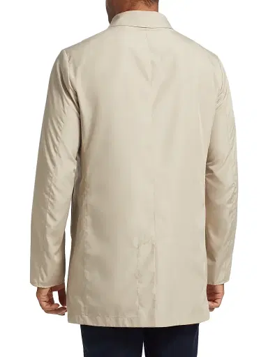 Saks Fifth Avenue Men's Reversible Car Coat - Light Grey Olive - Size XL | Thumbnail 5 Saks Fifth Avenue Men's Reversible Car Coat - Light Grey Olive - Size XL | Thumbnail 5