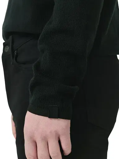 rag & bone Men's Harvey Crewneck Sweater - Black Black | Thumbnail 5 rag & bone Men's Harvey Crewneck Sweater - Black Black | Thumbnail 5