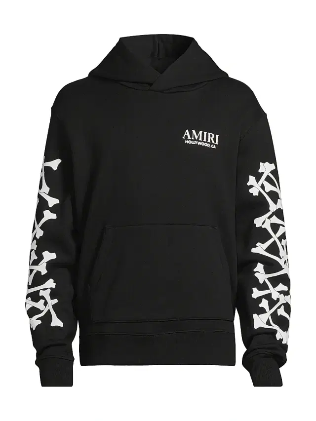 Men's Bones Stacked Hoodie - Black Men's Bones Stacked Hoodie - Black