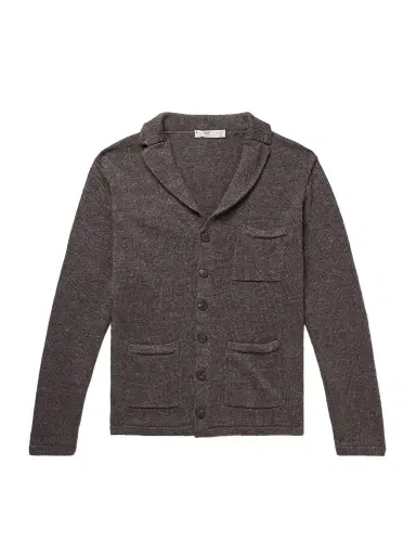 Inis Meáin Pub Jacket Linen Cardigan - Men | Thumbnail 1 Inis Meáin Pub Jacket Linen Cardigan - Men | Thumbnail 1