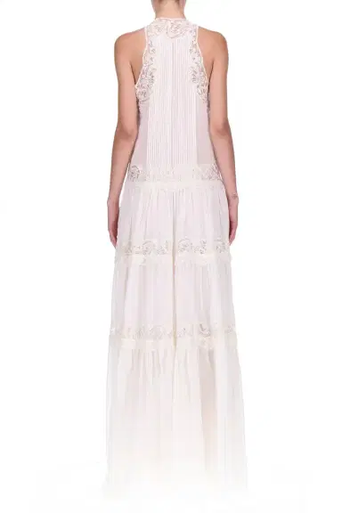 ERMANNO SCERVINO Embroidered Long Dress | Thumbnail 3 ERMANNO SCERVINO Embroidered Long Dress | Thumbnail 3
