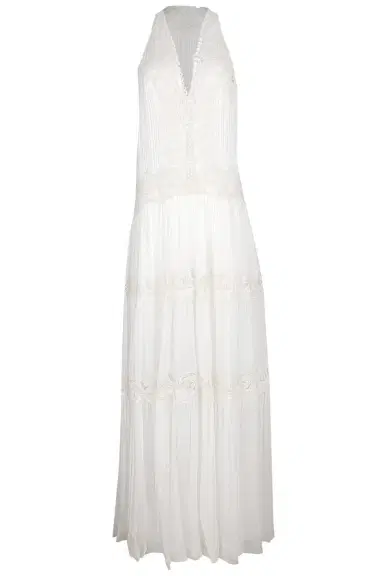 ERMANNO SCERVINO Embroidered Long Dress | Thumbnail 1 ERMANNO SCERVINO Embroidered Long Dress | Thumbnail 1