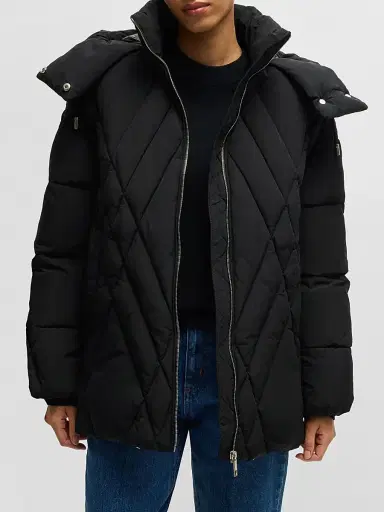 BOSS Women's Water-Repellent Jacket with Seasonal Quilting - Blue | Thumbnail 3 BOSS Women's Water-Repellent Jacket with Seasonal Quilting - Blue | Thumbnail 3
