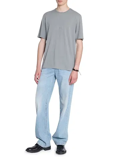Saint Laurent Men's T-Shirt - Gris - Size XXL | Thumbnail 3 Saint Laurent Men's T-Shirt - Gris - Size XXL | Thumbnail 3
