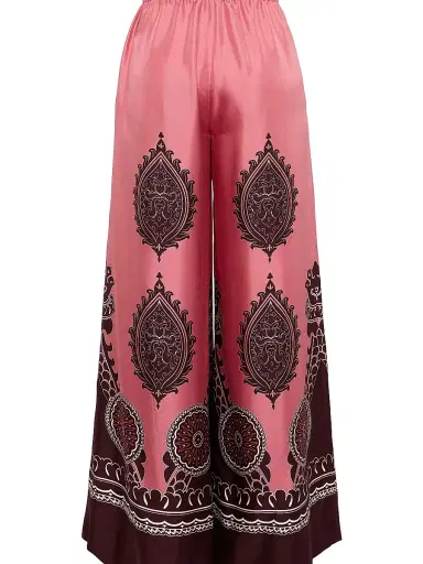 La DoubleJ Women's Palazzo Pants - Oltrarno Placee Pink | Thumbnail 3 La DoubleJ Women's Palazzo Pants - Oltrarno Placee Pink | Thumbnail 3