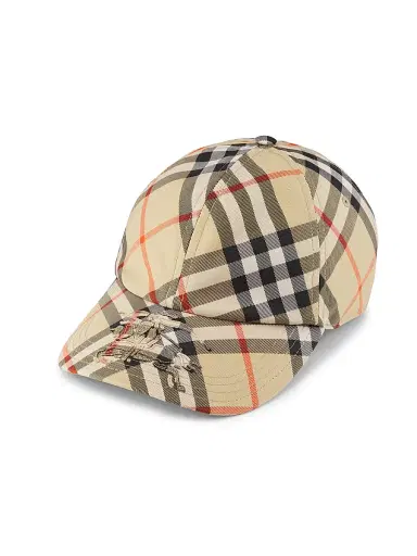 Burberry Men's EKD Check Baseball Cap | Thumbnail 1 Burberry Men's EKD Check Baseball Cap | Thumbnail 1