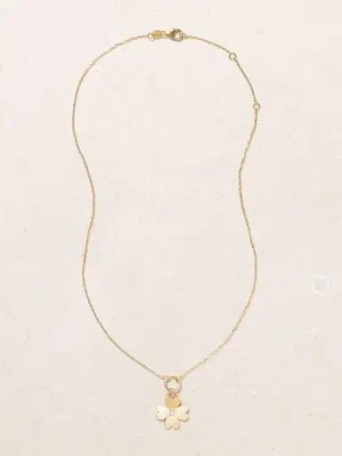 Foundrae Four Heart Clover 18-karat Gold, Enamel And Diamond Necklace | Thumbnail 4 Foundrae Four Heart Clover 18-karat Gold, Enamel And Diamond Necklace | Thumbnail 4