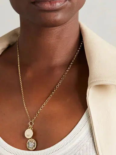 Foundrae Resilience And Passion 18-karat Gold, Enamel And Diamond Necklace | Thumbnail 2 Foundrae Resilience And Passion 18-karat Gold, Enamel And Diamond Necklace | Thumbnail 2