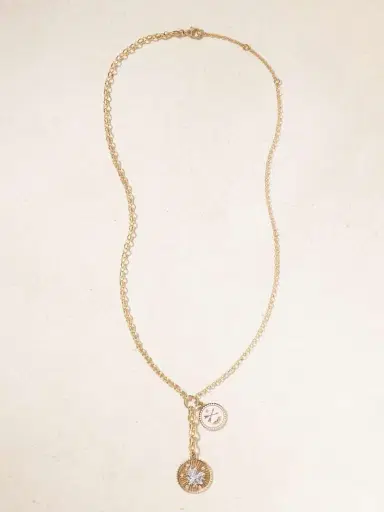 Foundrae Resilience And Passion 18-karat Gold, Enamel And Diamond Necklace | Thumbnail 4 Foundrae Resilience And Passion 18-karat Gold, Enamel And Diamond Necklace | Thumbnail 4