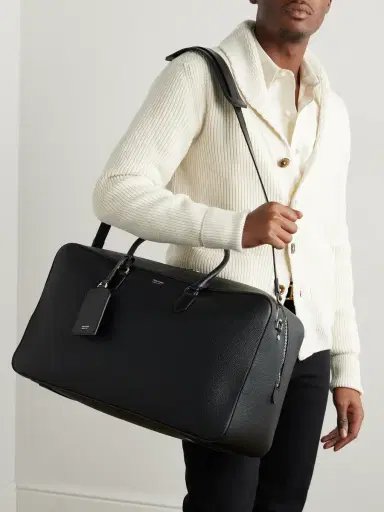 Tom Ford Elliot Full-Grain Leather Weekend Bag - Men | Thumbnail 2 Tom Ford Elliot Full-Grain Leather Weekend Bag - Men | Thumbnail 2