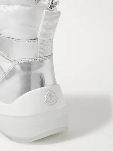 Moncler Insolux Metallic Leather And Padded Shell Ankle Boots | Thumbnail 4 Moncler Insolux Metallic Leather And Padded Shell Ankle Boots | Thumbnail 4