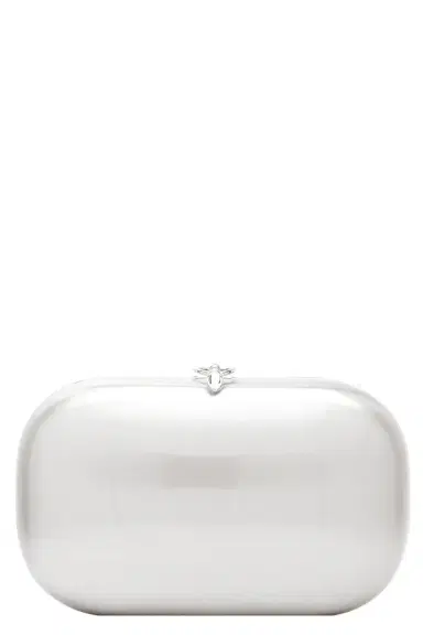 JEFFREY LEVINSON Elina Plus Clutch - White Gold | Thumbnail 1 JEFFREY LEVINSON Elina Plus Clutch - White Gold | Thumbnail 1