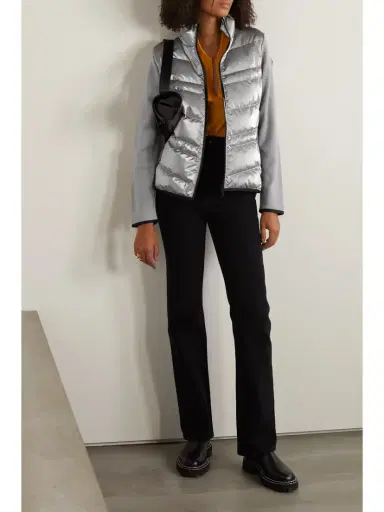 Moncler Paneled Wool-blend And Quilted Shell Down Jacket | Thumbnail 2 Moncler Paneled Wool-blend And Quilted Shell Down Jacket | Thumbnail 2