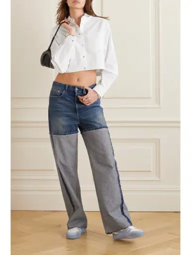 Moncler Cropped Cotton-poplin Shirt | Thumbnail 2 Moncler Cropped Cotton-poplin Shirt | Thumbnail 2
