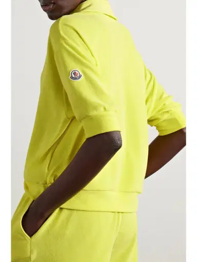 Moncler Cotton-blend Terry Polo Shirt | Thumbnail 3 Moncler Cotton-blend Terry Polo Shirt | Thumbnail 3