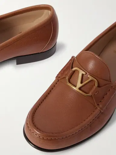 Valentino Garavani Vlogo Signature 20 Leather Loafers | Thumbnail 4 Valentino Garavani Vlogo Signature 20 Leather Loafers | Thumbnail 4