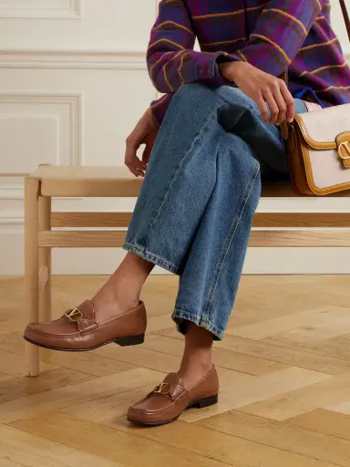 Valentino Garavani Vlogo Signature 20 Leather Loafers | Thumbnail 6 Valentino Garavani Vlogo Signature 20 Leather Loafers | Thumbnail 6