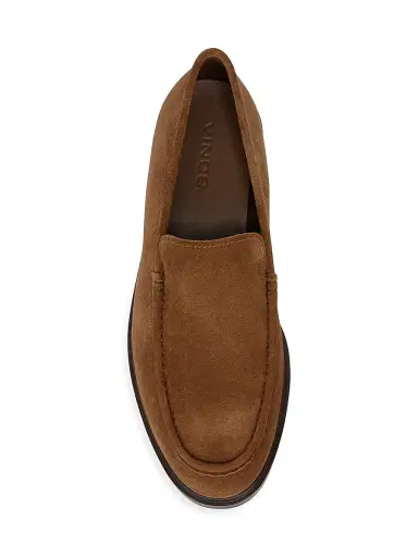 Vince Men's Rafael Suede Loafers - Vicuna Brown | Thumbnail 4 Vince Men's Rafael Suede Loafers - Vicuna Brown | Thumbnail 4