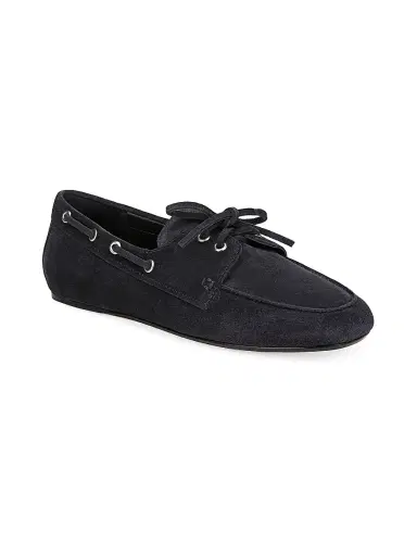 Vince Women's Marin Suede Boat Shoes - Blue Ink | Thumbnail 2 Vince Women's Marin Suede Boat Shoes - Blue Ink | Thumbnail 2