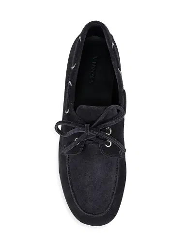 Vince Women's Marin Suede Boat Shoes - Blue Ink | Thumbnail 4 Vince Women's Marin Suede Boat Shoes - Blue Ink | Thumbnail 4