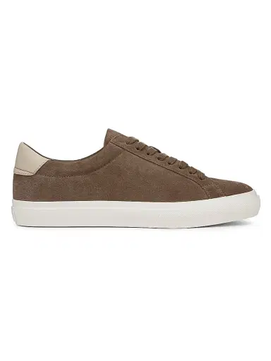 Vince Men's Fulton Suede Low-Top Sneakers - Flint | Thumbnail 1 Vince Men's Fulton Suede Low-Top Sneakers - Flint | Thumbnail 1