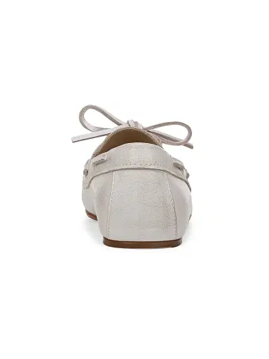 Vince Women's Marin Leather Boat Shoes - White | Thumbnail 3 Vince Women's Marin Leather Boat Shoes - White | Thumbnail 3