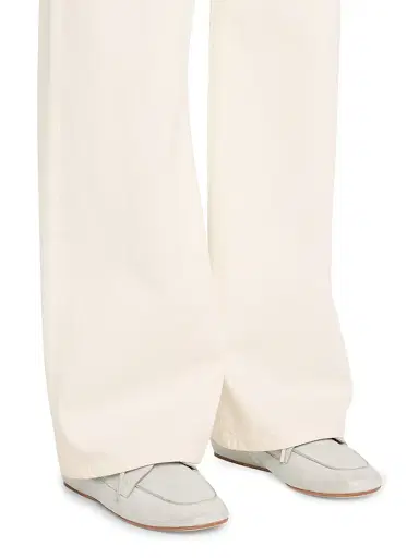 Vince Women's Marin Leather Boat Shoes - White | Thumbnail 6 Vince Women's Marin Leather Boat Shoes - White | Thumbnail 6