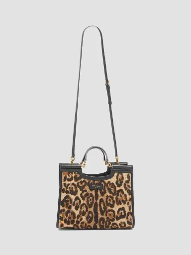 Dolce & Gabbana Women's Sicily Leopard Shopper Tote - Leopard | Thumbnail 5 Dolce & Gabbana Women's Sicily Leopard Shopper Tote - Leopard | Thumbnail 5