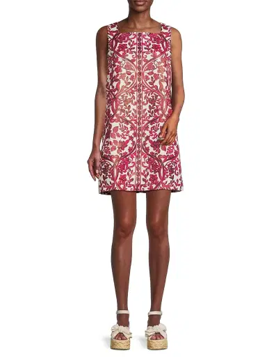 Lilly Pulitzer Women's Ella Shift Dress - Coconut - Size 12 | Thumbnail 2 Lilly Pulitzer Women's Ella Shift Dress - Coconut - Size 12 | Thumbnail 2