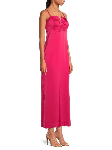 Lilly Pulitzer Women's Jean Bow Midi-Dress - Raspberry Rouge - Size 14 | Thumbnail 4 Lilly Pulitzer Women's Jean Bow Midi-Dress - Raspberry Rouge - Size 14 | Thumbnail 4