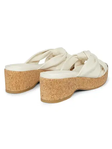 Jimmy Choo Women's Avenue 110 50MM Leather Wedge Sandals - Latte | Thumbnail 3 Jimmy Choo Women's Avenue 110 50MM Leather Wedge Sandals - Latte | Thumbnail 3