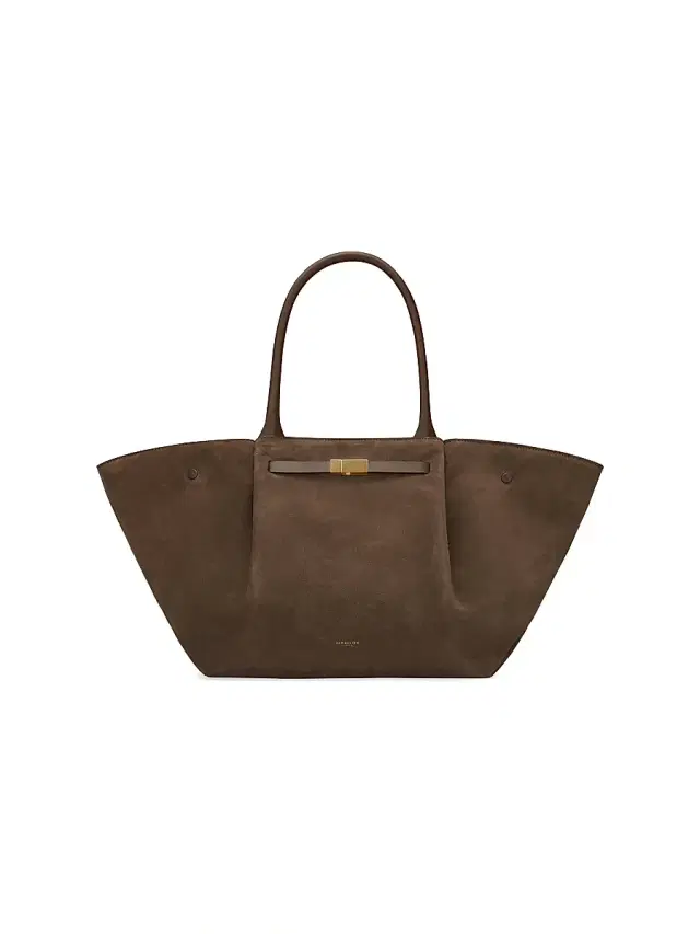 Women's Midi New York Suede Tote Bag - Mocha Women's Midi New York Suede Tote Bag - Mocha