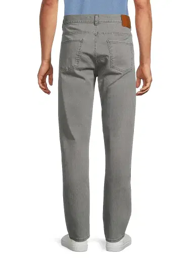 Canali Men's Comfort Slim-Straight Jeans - Light Grey | Thumbnail 5 Canali Men's Comfort Slim-Straight Jeans - Light Grey | Thumbnail 5