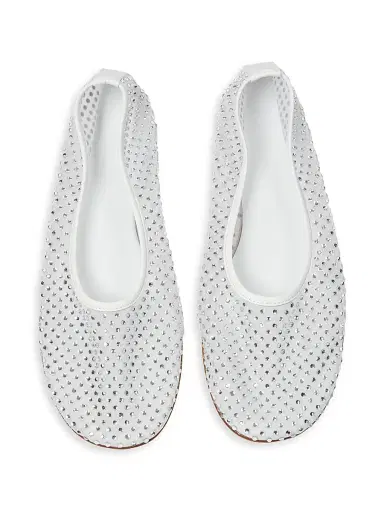 Dear Frances Women's Balla Crystal-Embellished Mesh Flats | Thumbnail 2 Dear Frances Women's Balla Crystal-Embellished Mesh Flats | Thumbnail 2