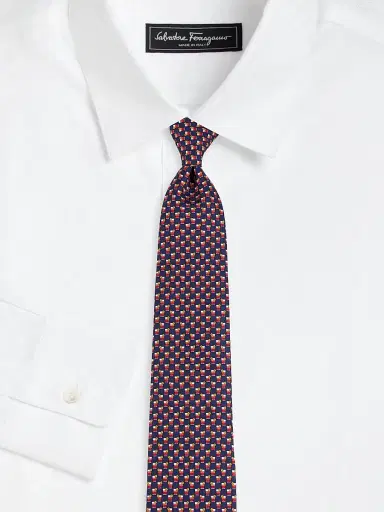 Ferragamo Men's Zenzero Cocktail Tie | Thumbnail 2 Ferragamo Men's Zenzero Cocktail Tie | Thumbnail 2