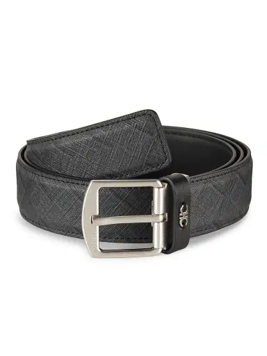 FERRAGAMO Men's Reversible Gancini Belt - Nero | Thumbnail 1 FERRAGAMO Men's Reversible Gancini Belt - Nero | Thumbnail 1