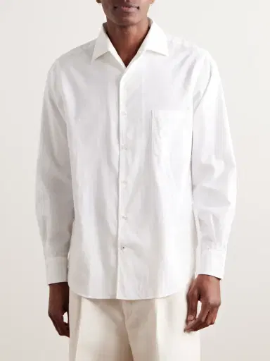 Loro Piana André Cotton-Flannel Shirt - Men | Thumbnail 3 Loro Piana André Cotton-Flannel Shirt - Men | Thumbnail 3
