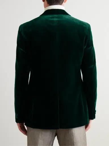 MR P. Slim-Fit Shawl-Collar Cotton-Velvet Tuxedo Jacket - Men | Thumbnail 3 MR P. Slim-Fit Shawl-Collar Cotton-Velvet Tuxedo Jacket - Men | Thumbnail 3